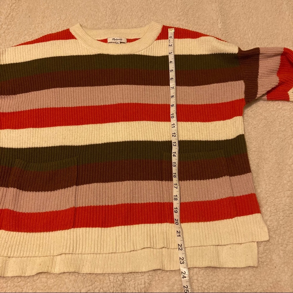 Madewell patch pocket striped sweater - Picture 9 of 11